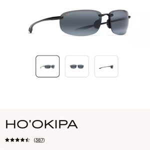 Maui Jim Rimless Ho’ohipa Polarized Sunglasses with Case